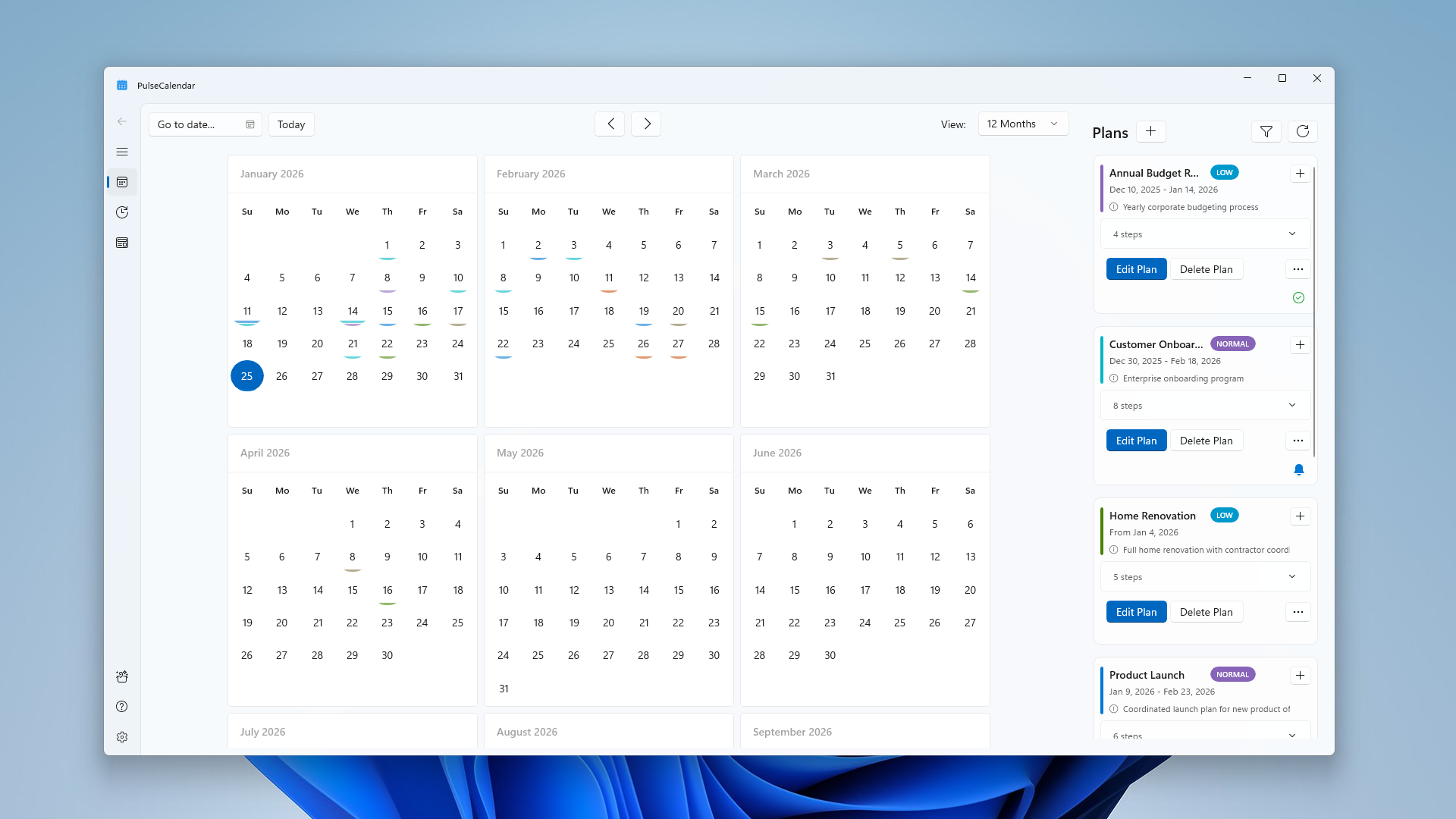 PulseCalendar App