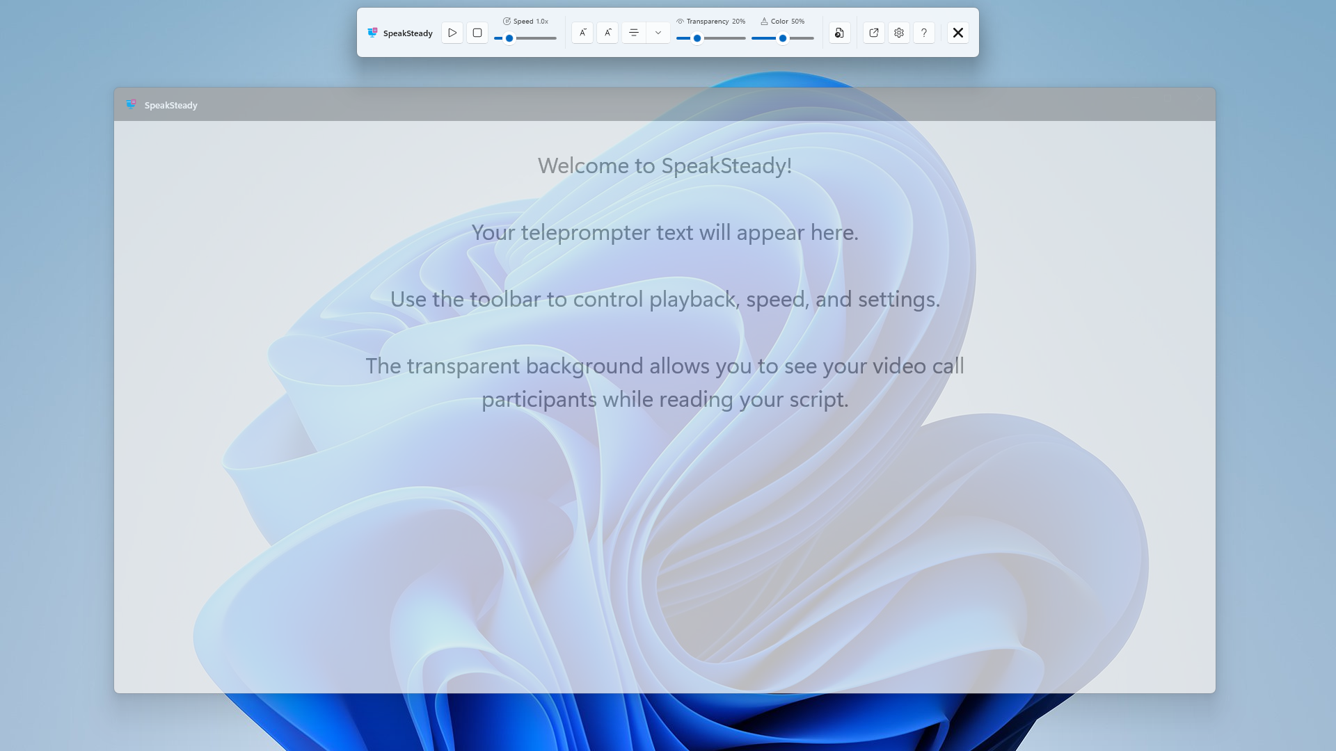 SpeakSteady